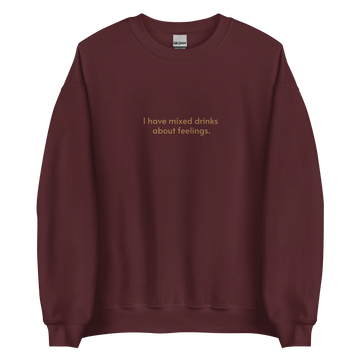 MIXED DRINKS UNISEX SWEATSHIRT