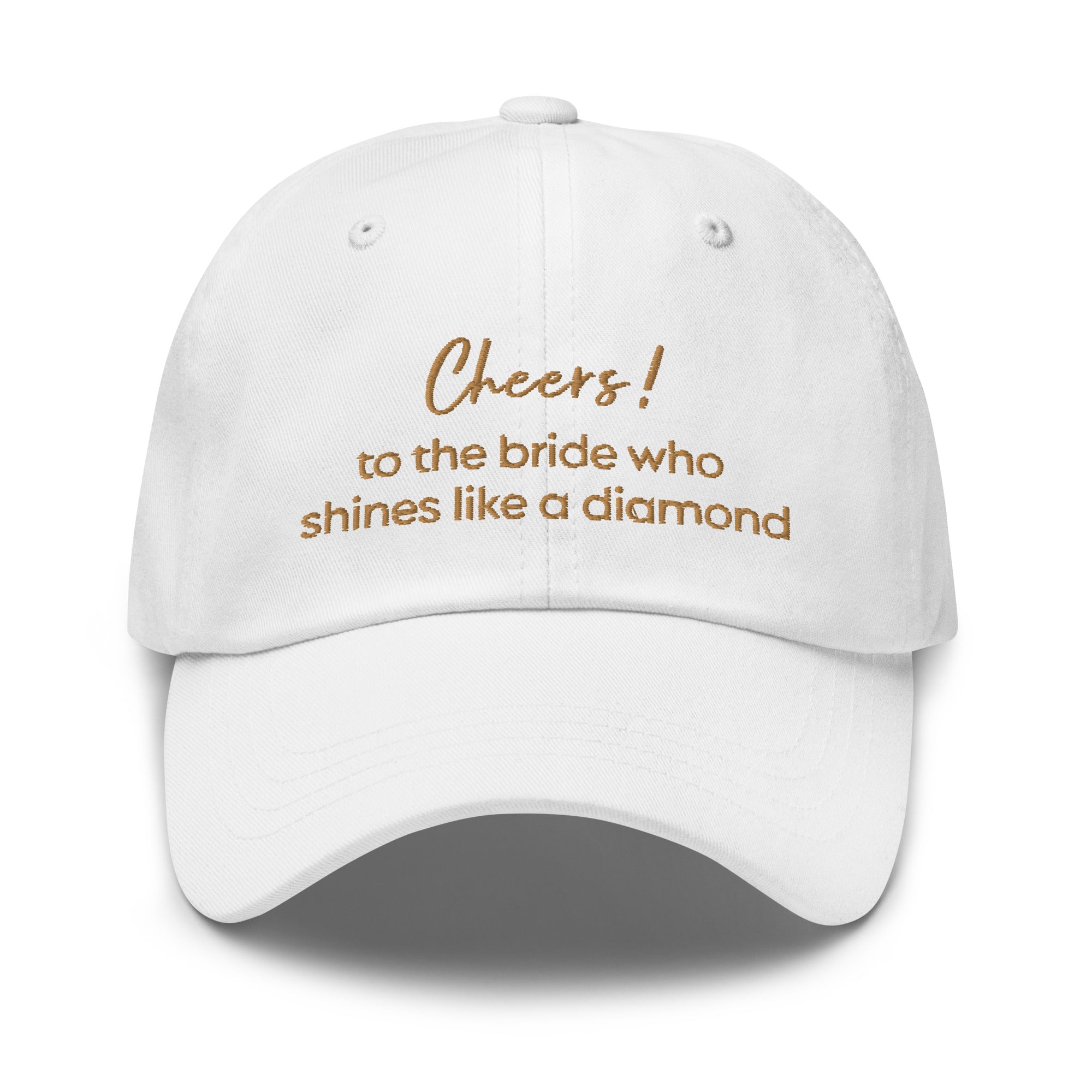 To the bride who shines like a diamond cap