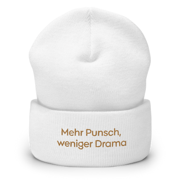 Mehr Punsch, weniger Drama Beanie