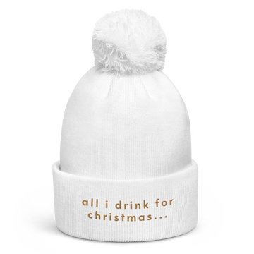 All I drink Bommel Beanie