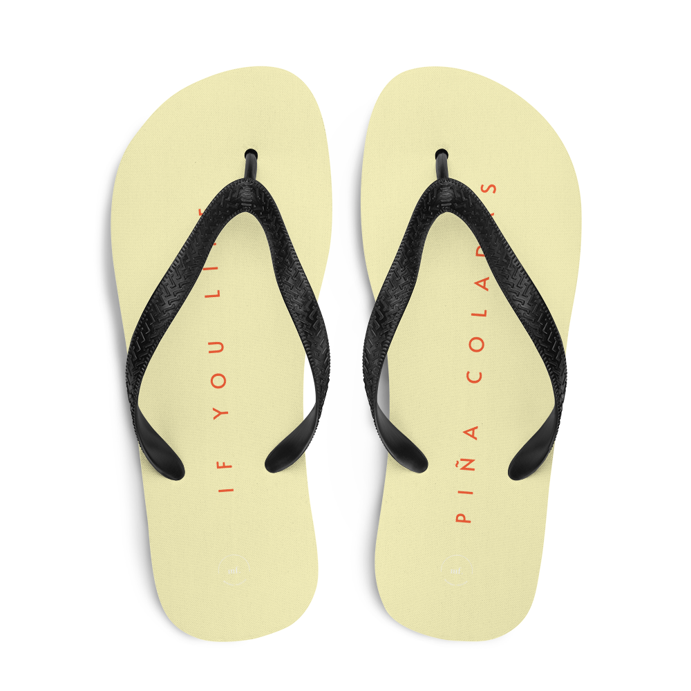 Piña Coladas Flip-Flops