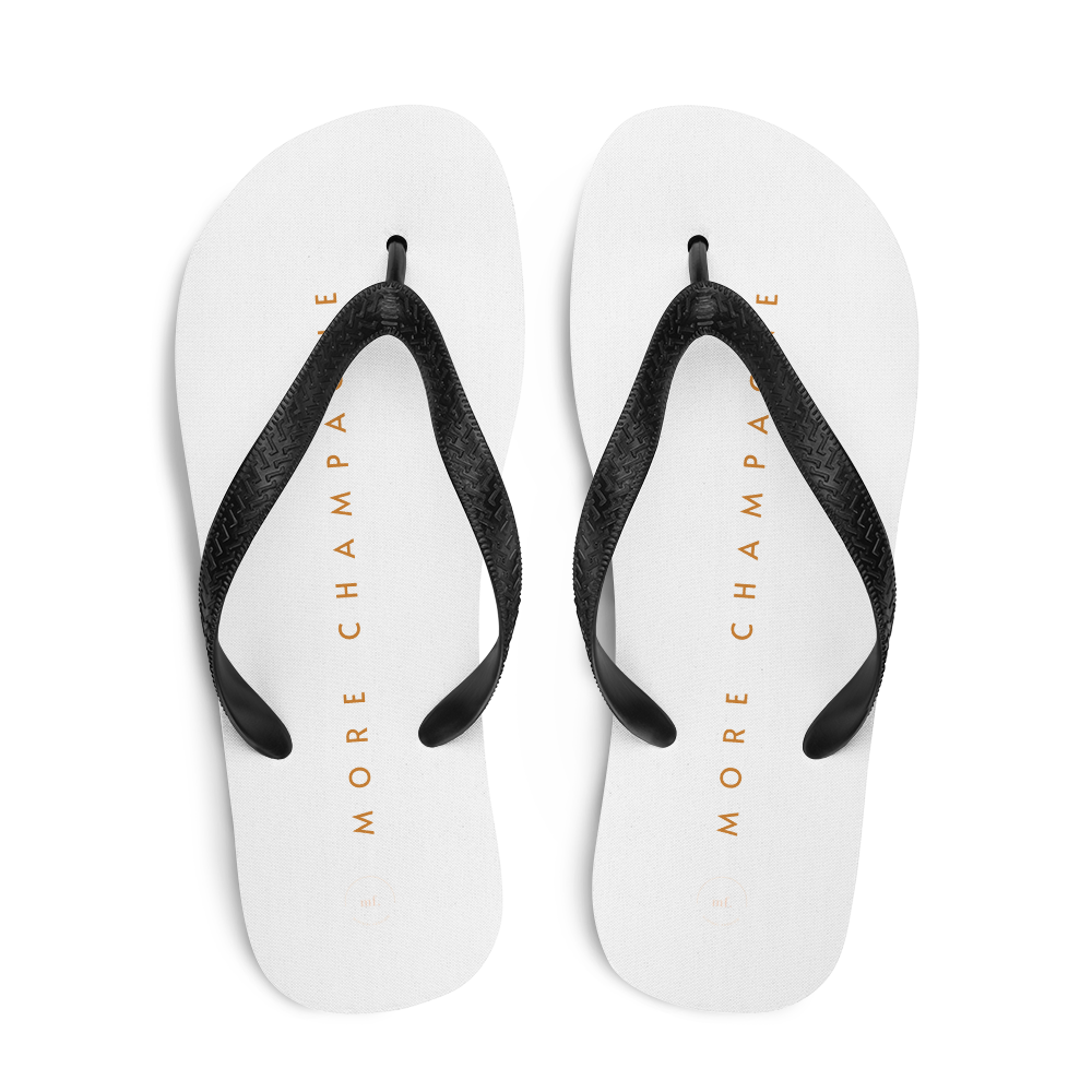 More Champagne Flip-Flops