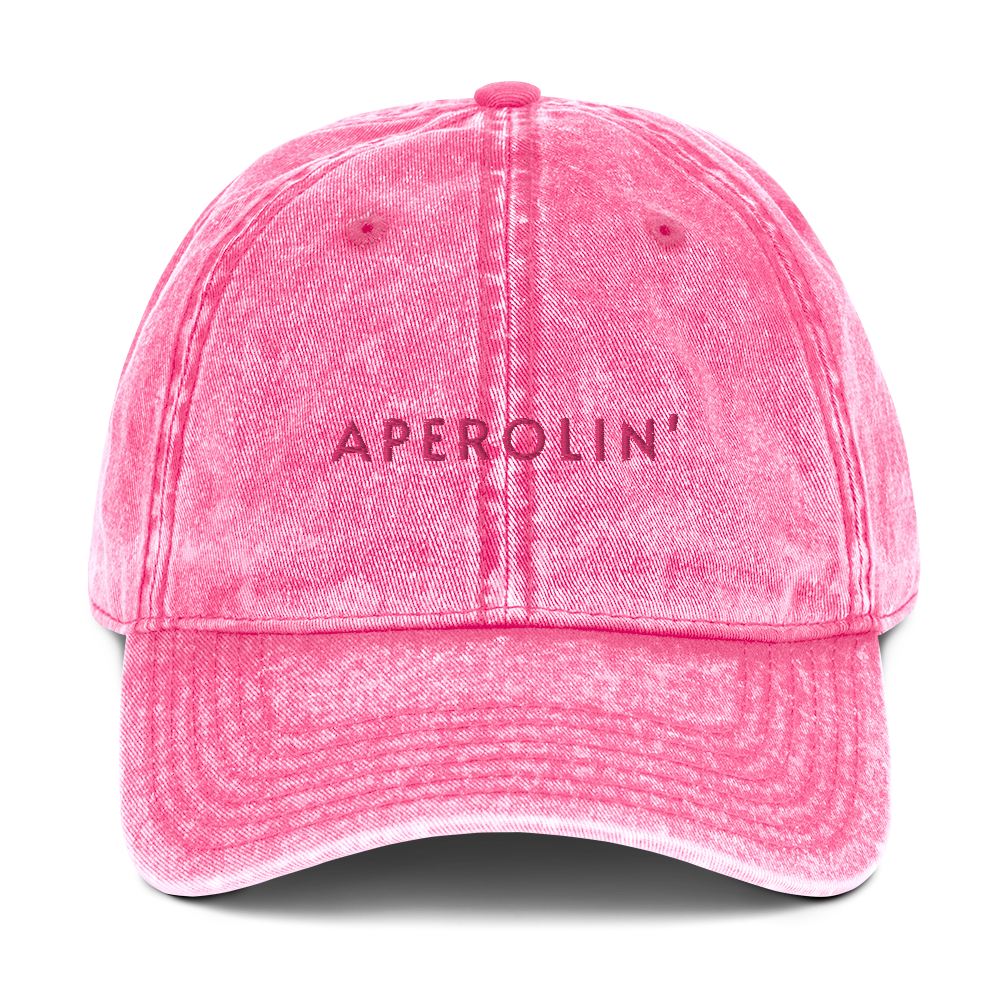 Aperollin' Cap - Used Look - pink