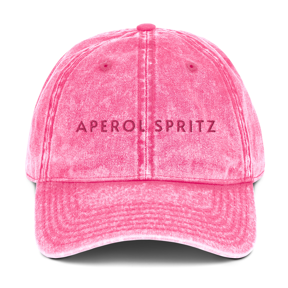 Aperol Spritz Cap - Used Look - pink